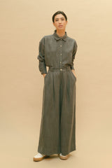 Chemise denim Tencel - Anthracite