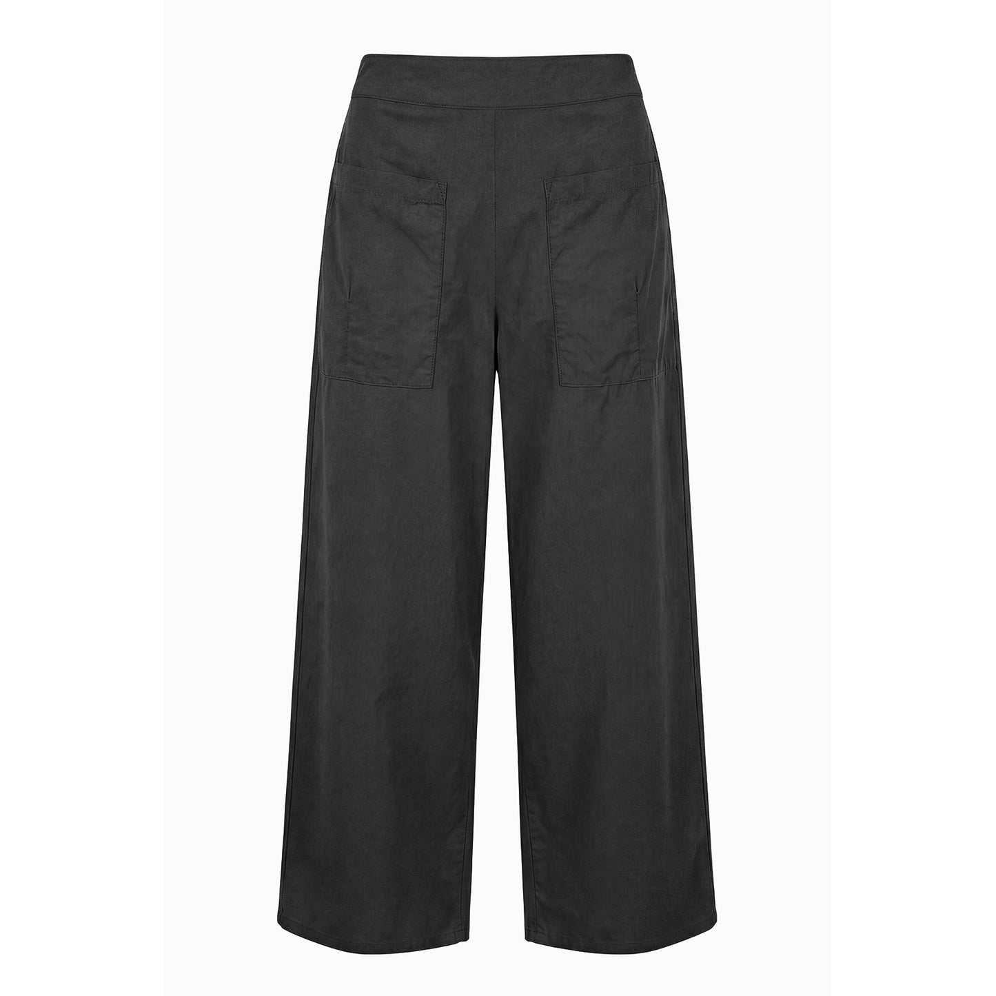 Pantalon straight large - Carbone