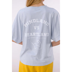 Tee-shirt oversize "Mindland" - Cloud