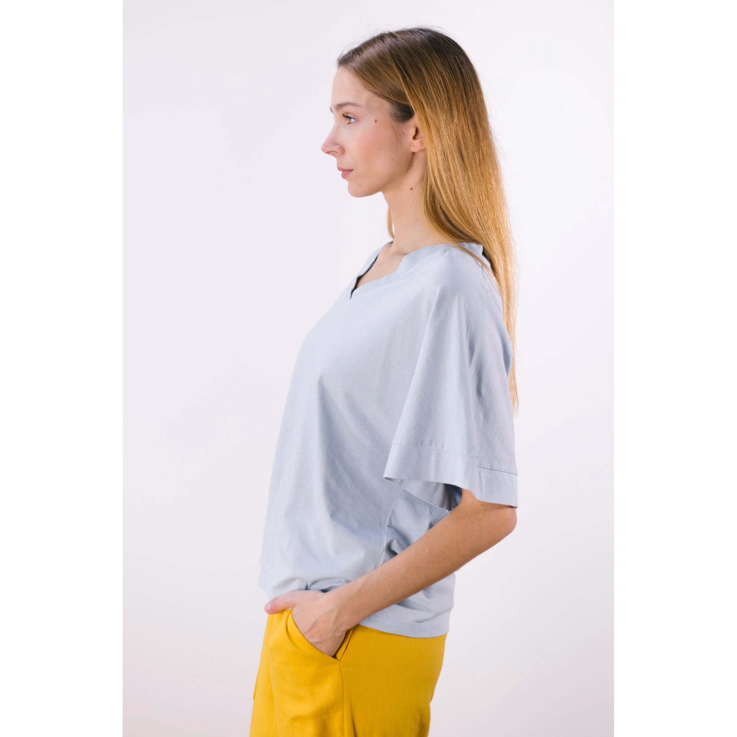 Tee-shirt oversize "Mindland" - Cloud