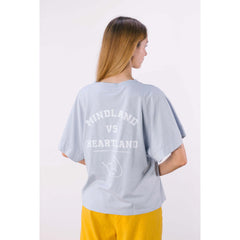 Tee-shirt oversize "Mindland" - Cloud