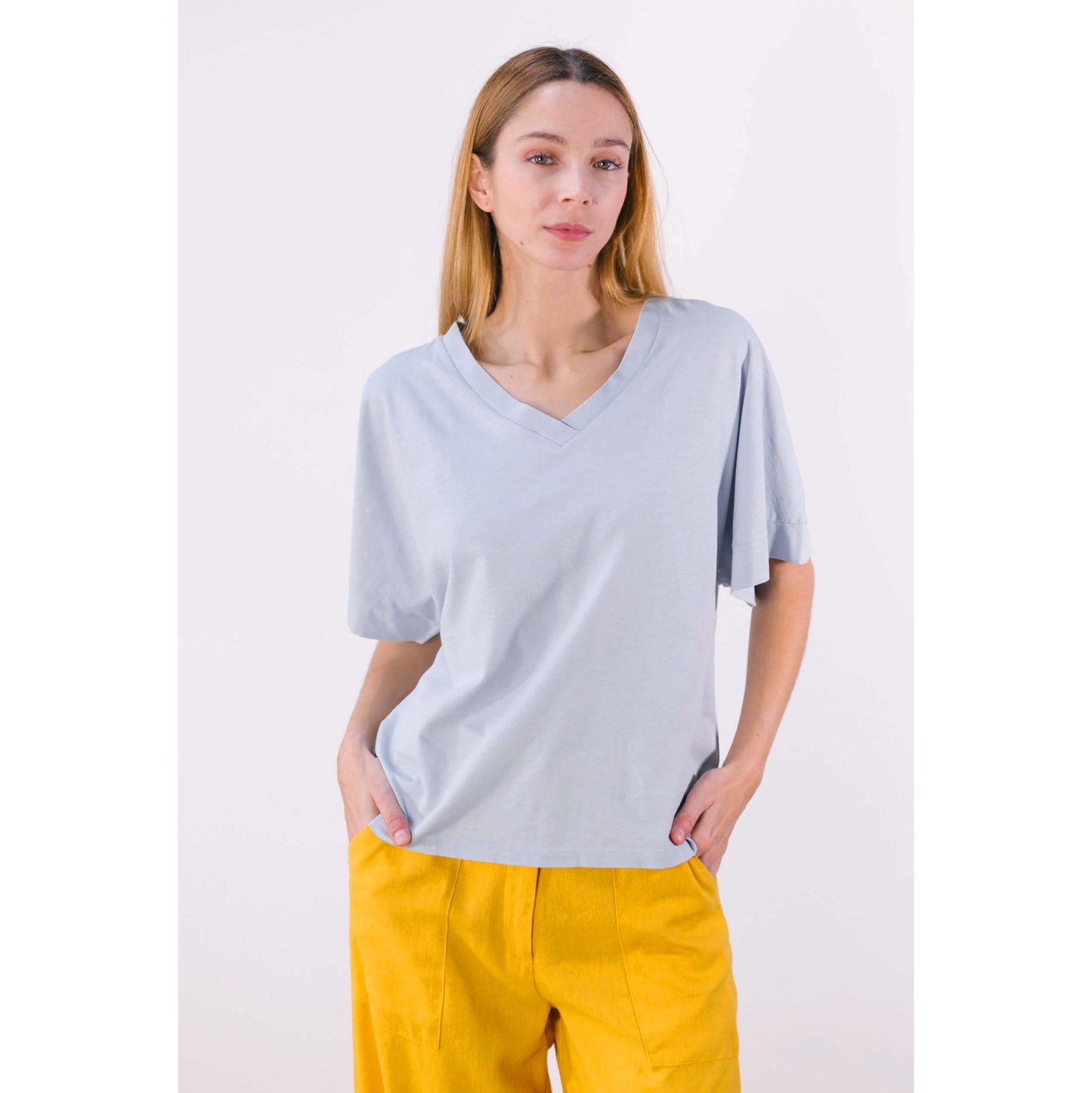 Tee-shirt oversize "Mindland" - Cloud