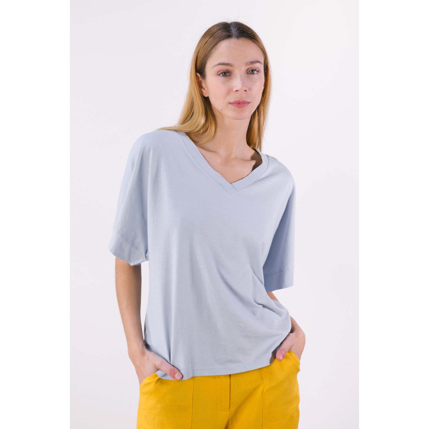 Tee-shirt oversize "Mindland" - Cloud