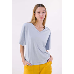 Tee-shirt oversize "Mindland" - Cloud