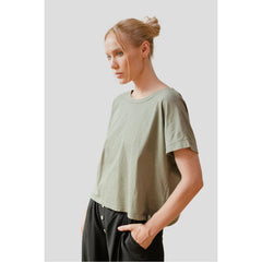 Tee-shirt dos-nu - Olive