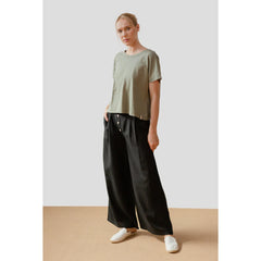 Tee-shirt dos-nu - Olive