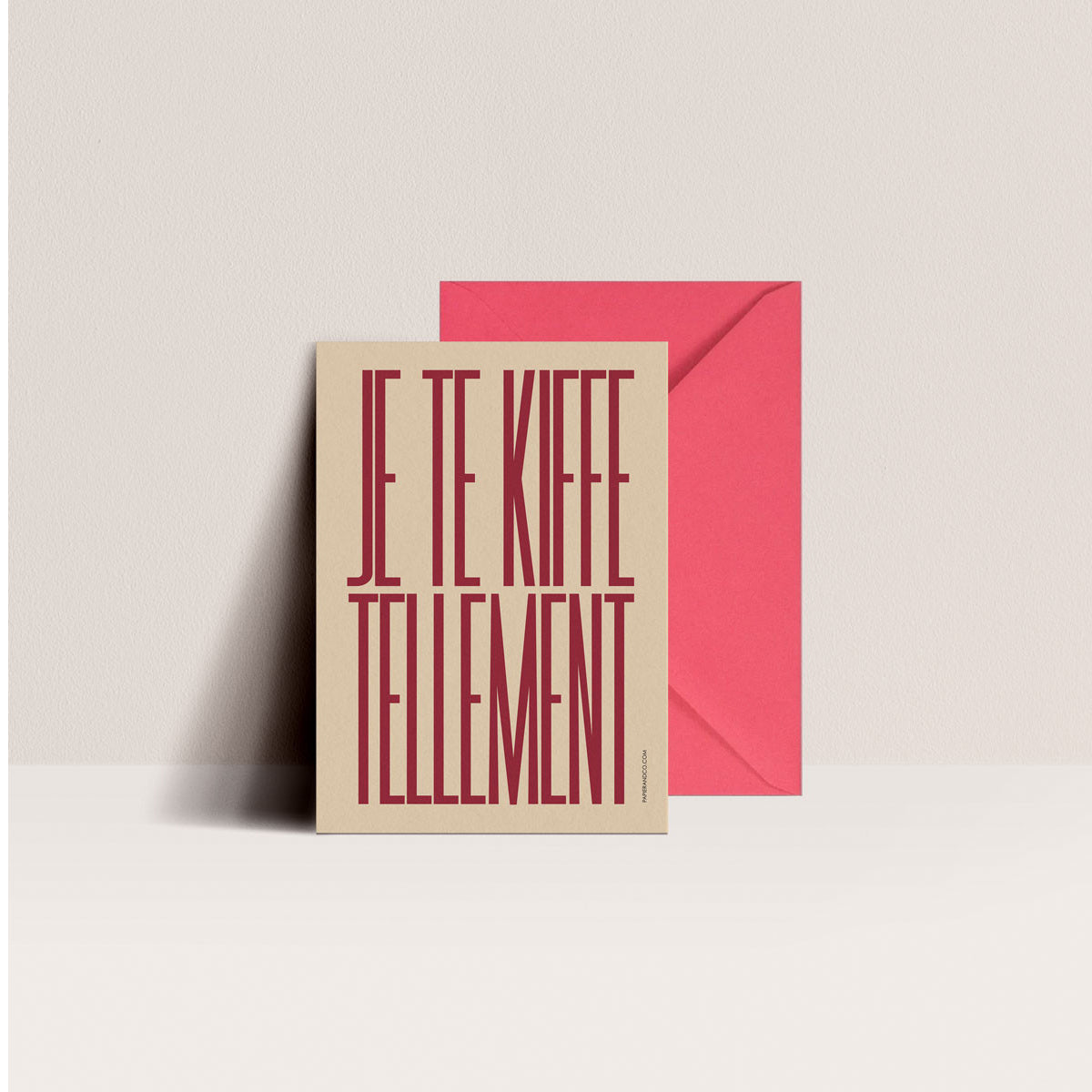 Carte "Je te kiffe tellement"