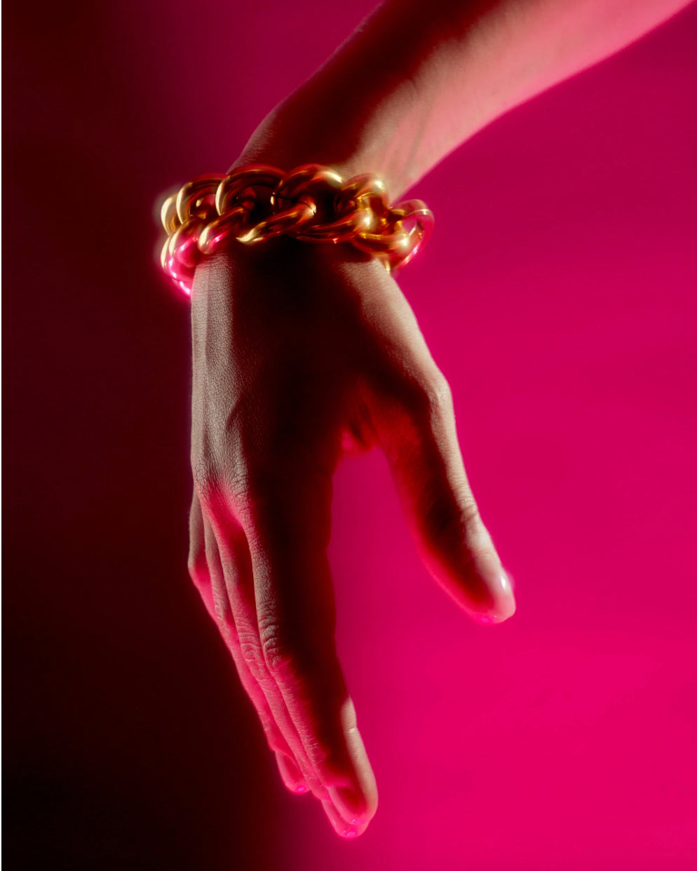 Bracelet chaîne XL "Madame" - Argent