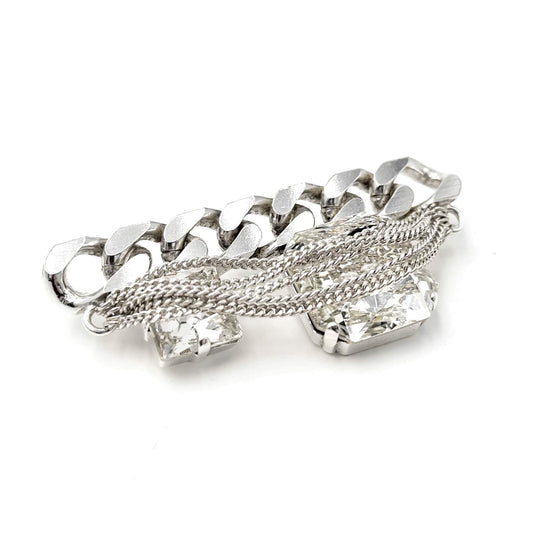 Broche "Bréguet" cristaux - Argent