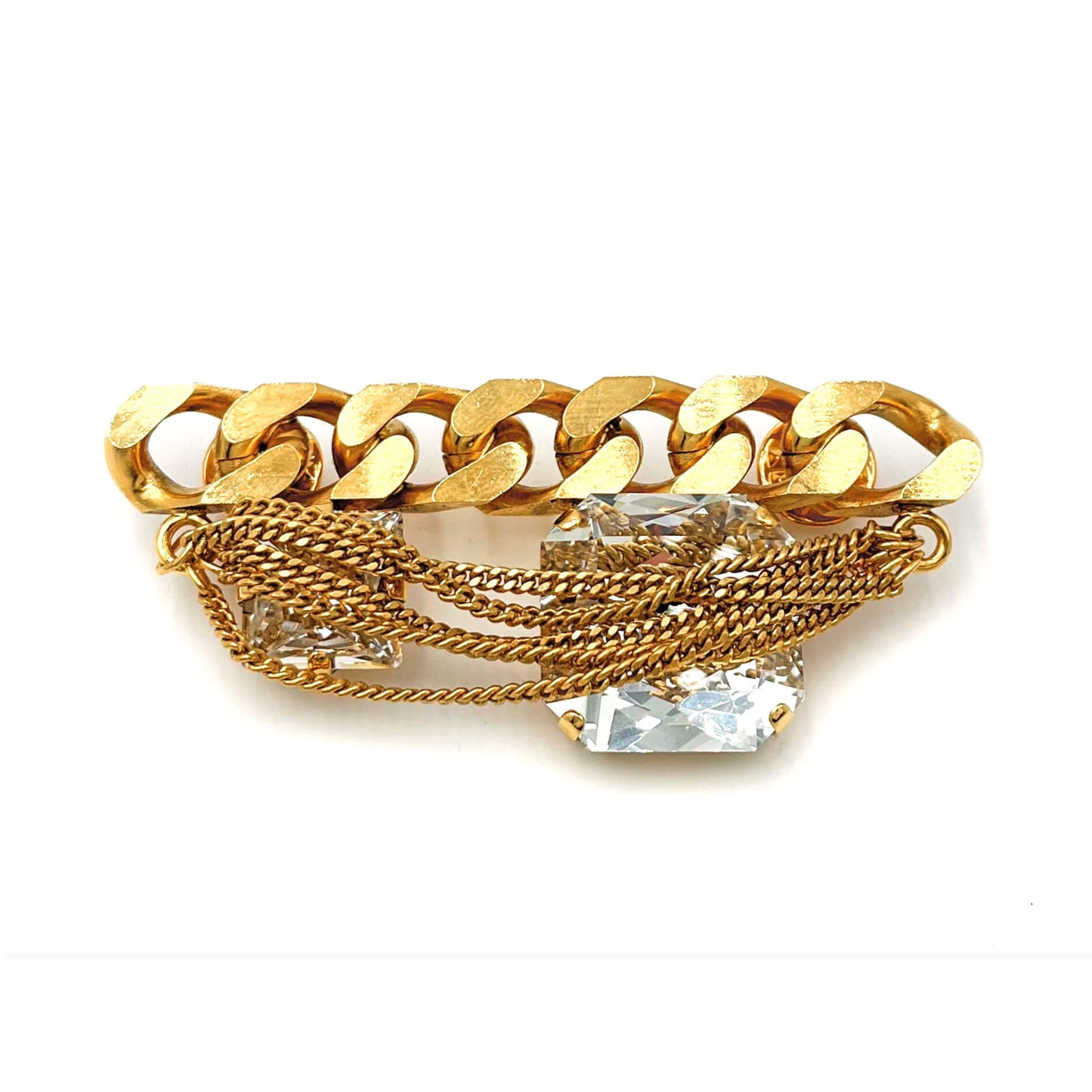 Broche "Bréguet" cristaux - Or
