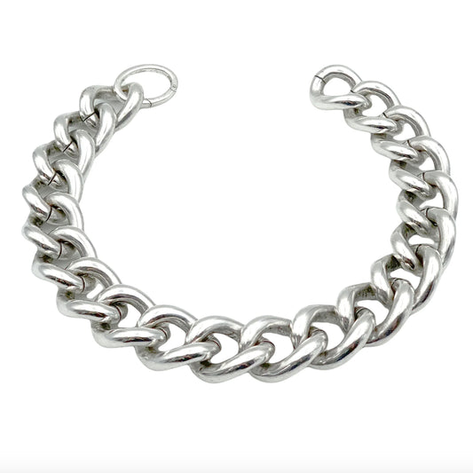 Collier chaîne XL "Madame" - Argent