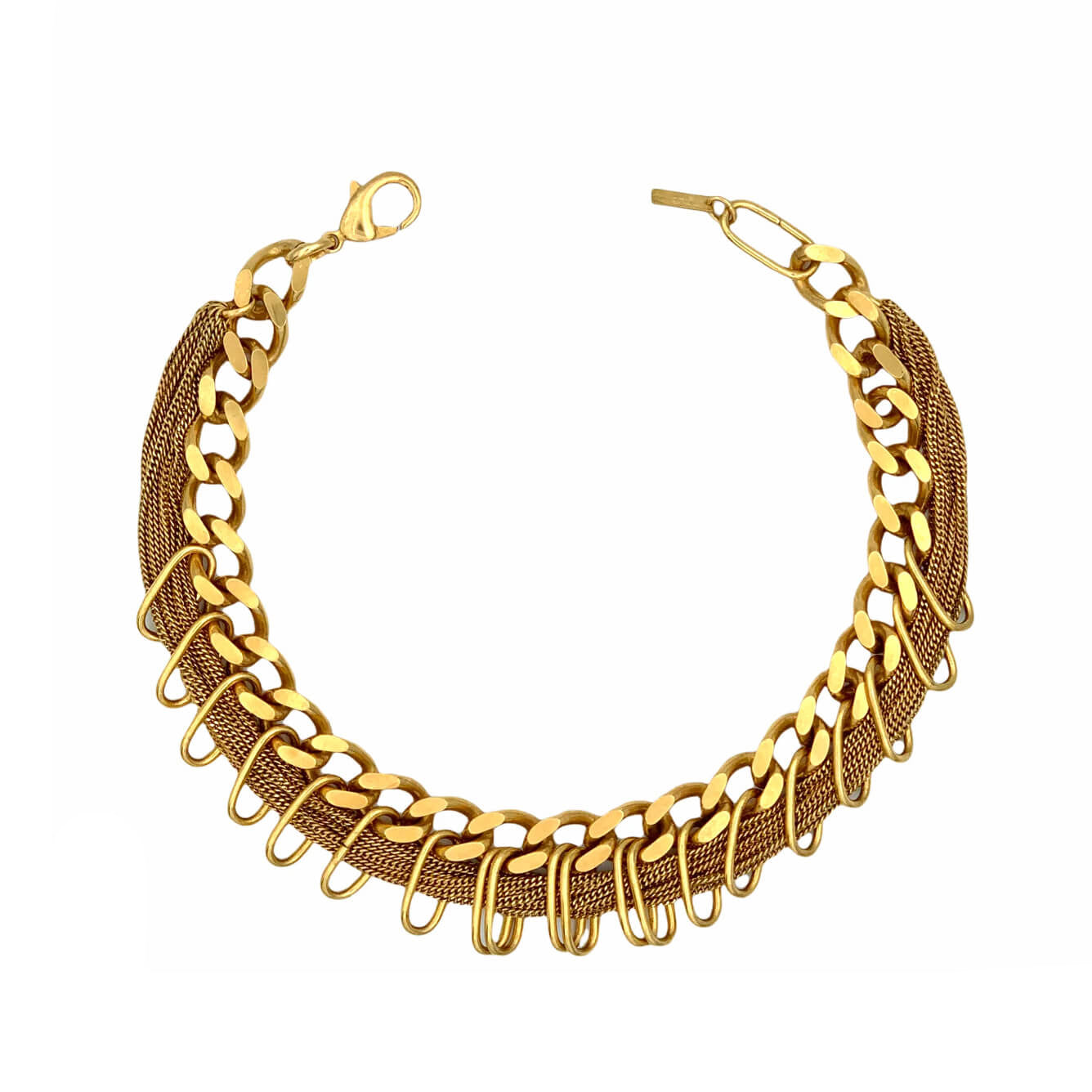 Collier multi-chaînes XL "Bachaumont" - Or