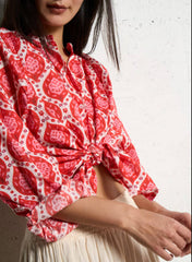 Blouse "Tea Frida" - Fraise