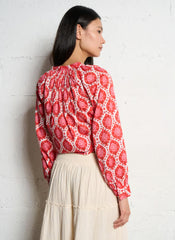 Blouse "Tea Frida" - Fraise