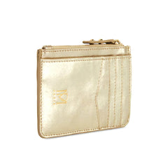 Portefeuille "Elmo" cuir foil Or