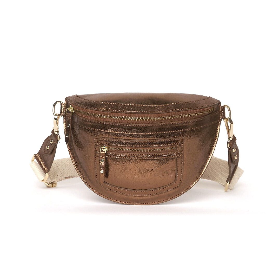 Banane "Sana" cuir Foil - Bronze