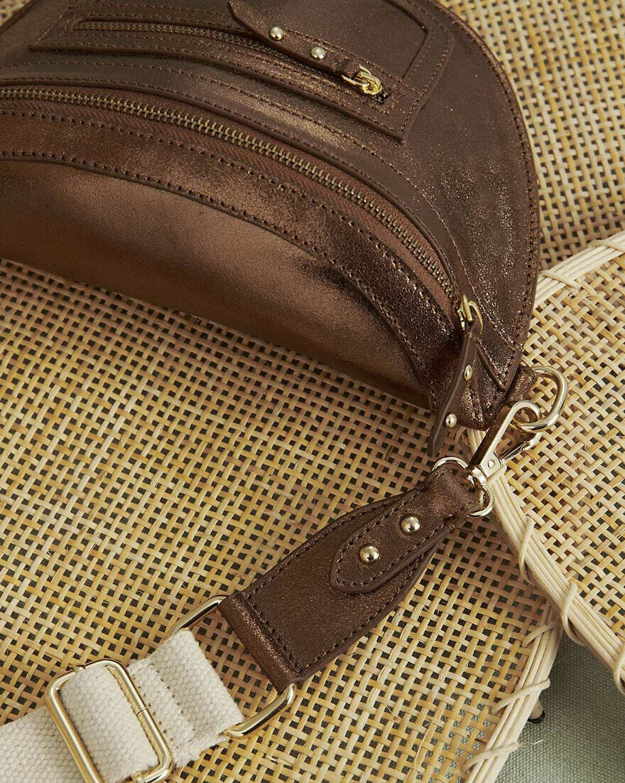 Banane "Sana" cuir Foil - Bronze