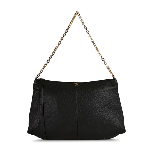 Sac "Serion" cuir de bison - Noir