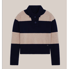 Pull "Gregor" laine Mérinos - stripes Cord
