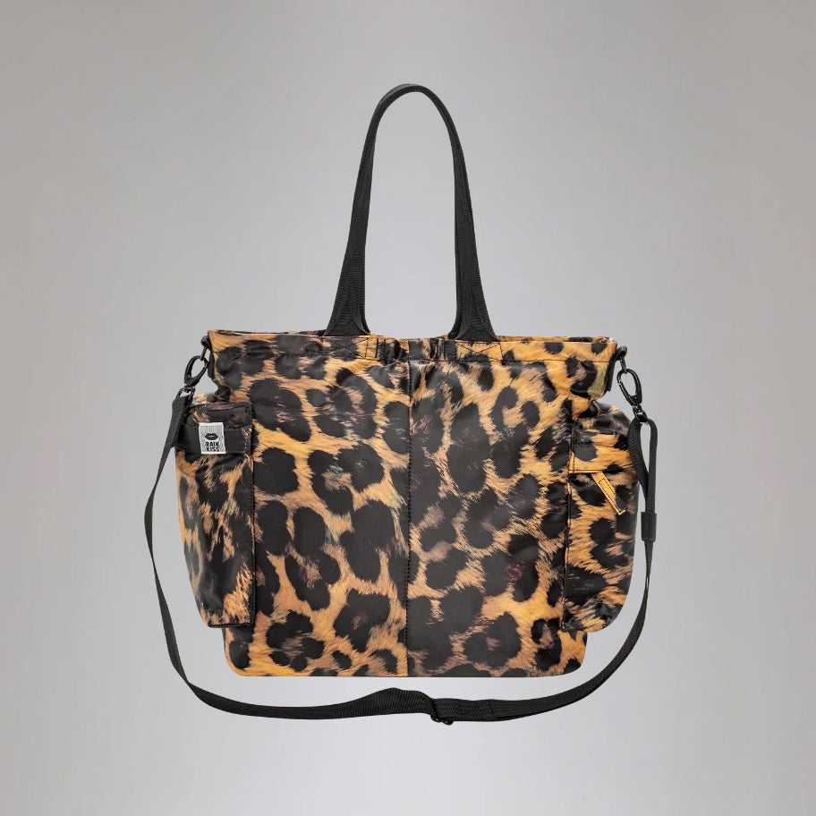 Cabas imperméable "Dark Léopard"