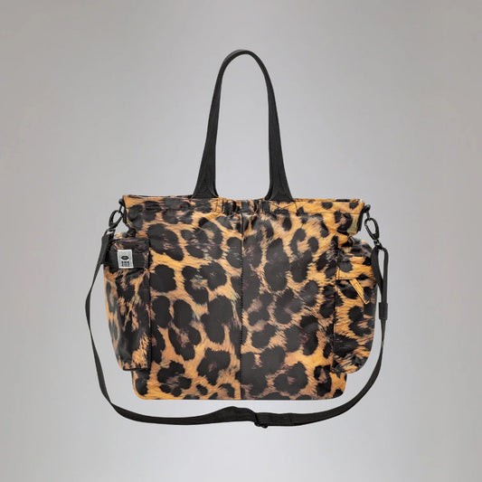 Cabas imperméable "Dark Léopard"