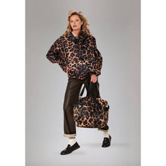 Cabas imperméable "Dark Léopard"