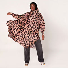 Cape-poncho imperméable "Pink Panther"