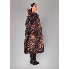Cape-poncho imperméable "Dark Léopard"