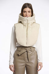 Bib doudoune "Tabita" - Sable