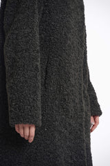 Manteau teddy "Leonie" - Deep iron