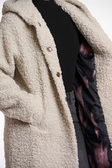 Manteau teddy "Leonie" - Birch