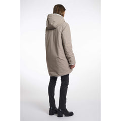 Parka réversible fourrure "Javin" - Sable/léopard