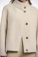 Veste effet peau lainée "Denu"