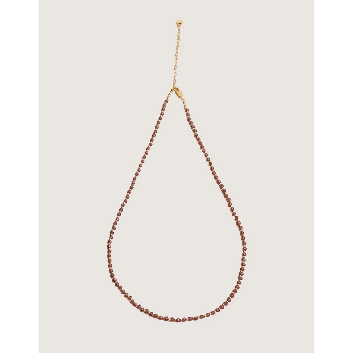 Collier "Jaydu" - Crystal maroon