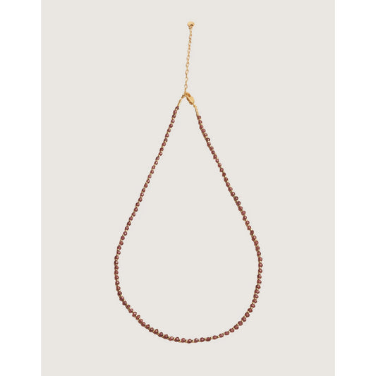 Collier "Jaydu" - Crystal maroon