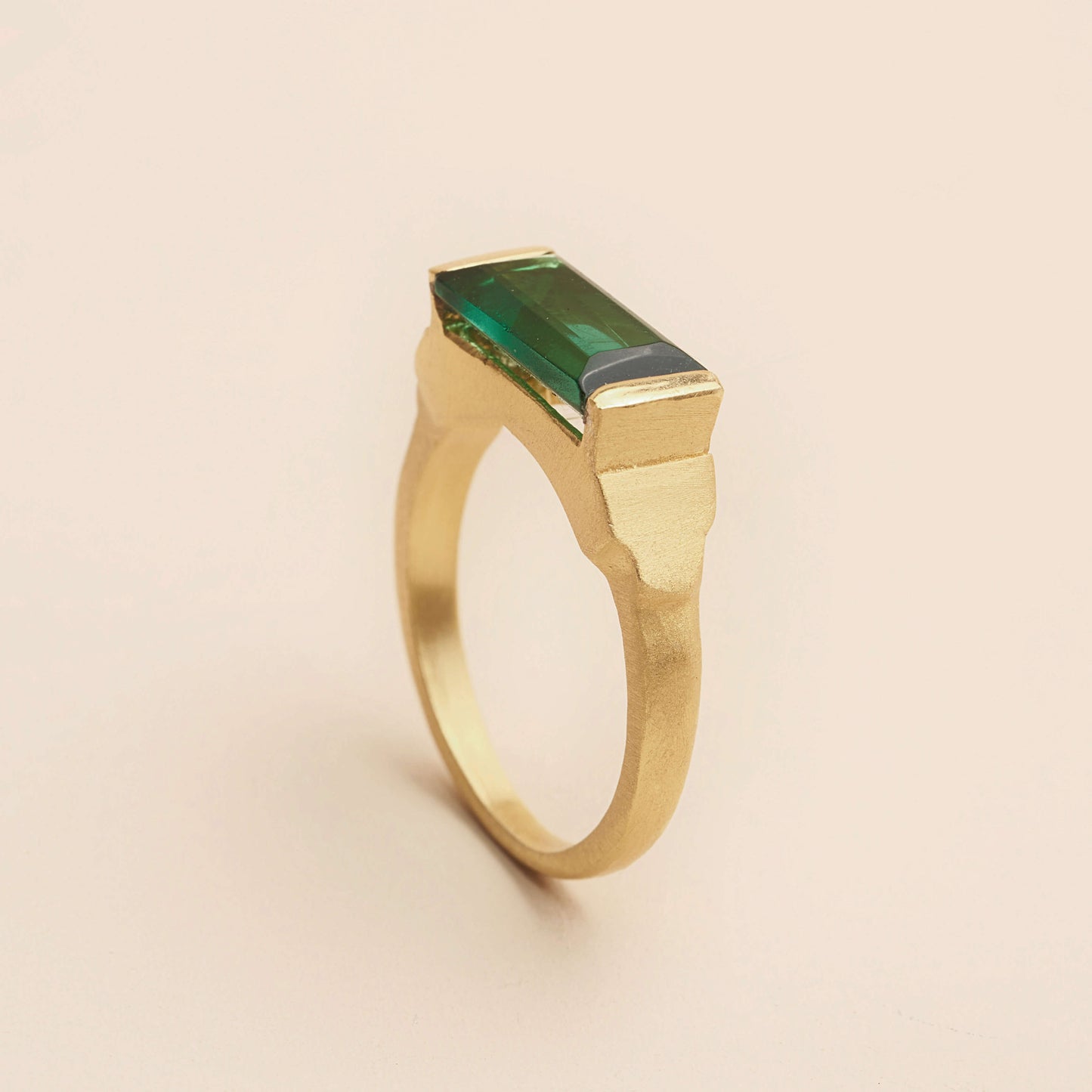 Bague "Geam" - Améthyste verte