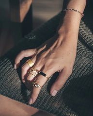 Bague "Geam" - Agate mousse