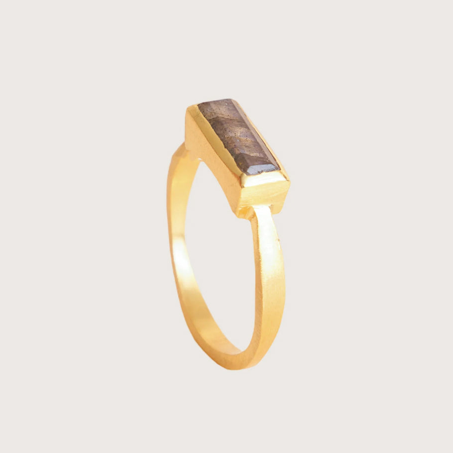 Bague "Najla" - Labradorite