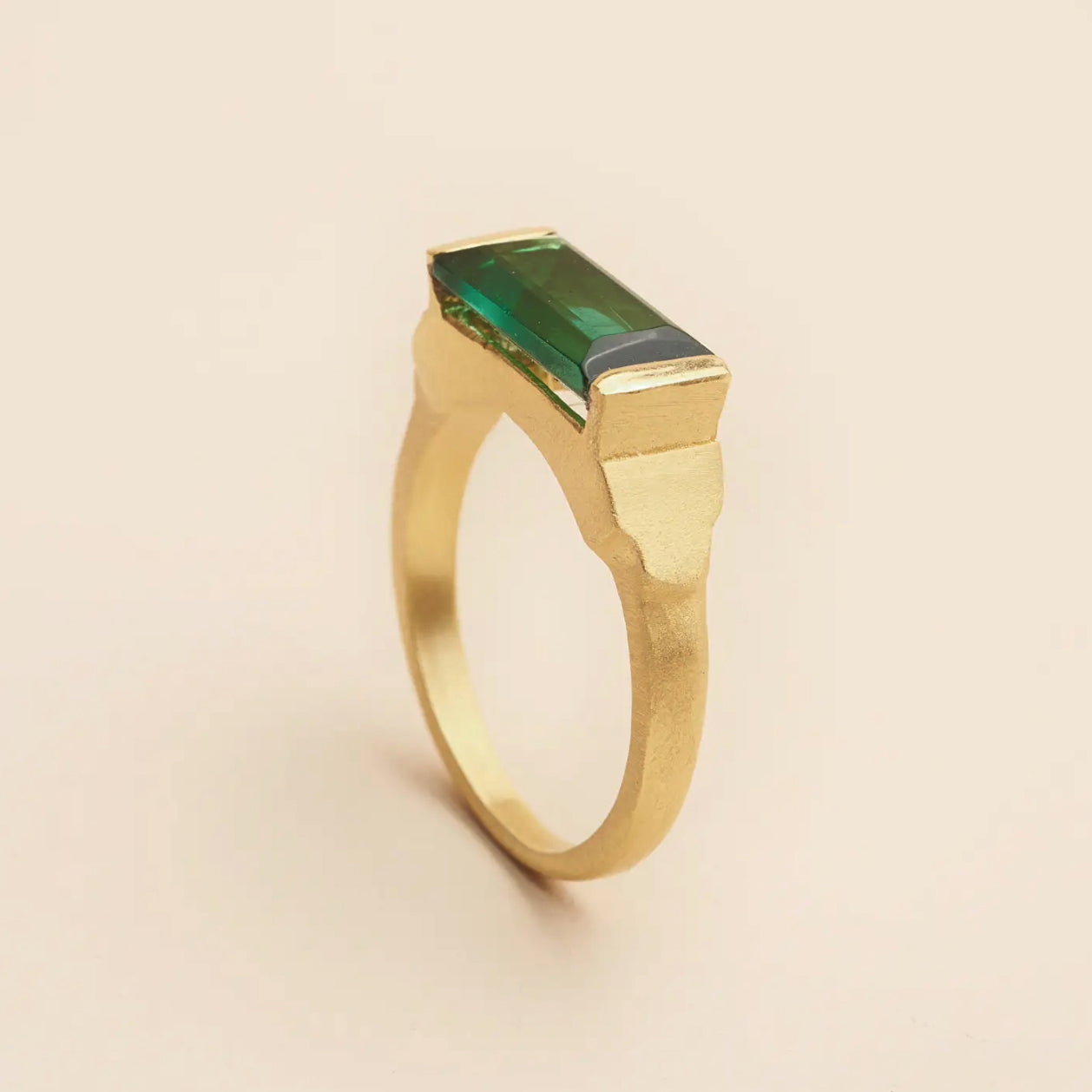 Bague "Sachia" - Tourmaline verte