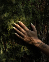 Bague "Tiny" - Améthyste verte