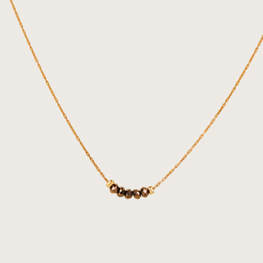 Collier "Jonit" - Crystal maroon