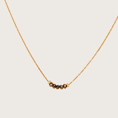 Collier "Jonit" - Crystal maroon