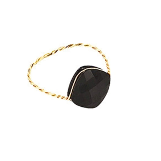 Bague "Marion" - Onyx