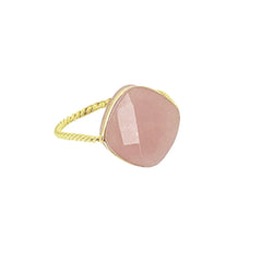 Bague "Marion" - Quartz rose