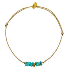 Bracelet-cordon "Las Vegas" - Turquoises