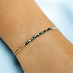 Bracelet-cordon "Chic" - Topazes