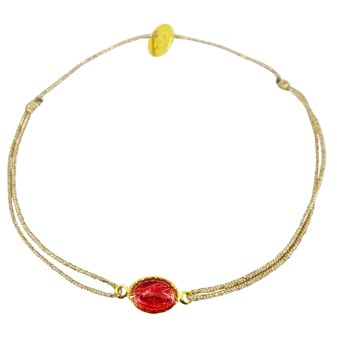 Bracelet-cordon "Madonne" - Rouge