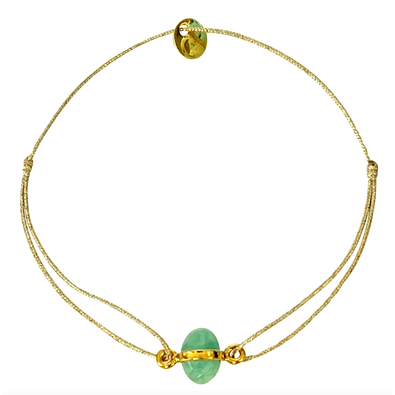 Bracelet-cordon "Martia" - Amazonite