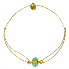 Bracelet-cordon "Martia" - Amazonite