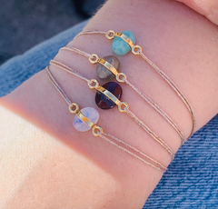 Bracelet-cordon "Martia" - Amazonite